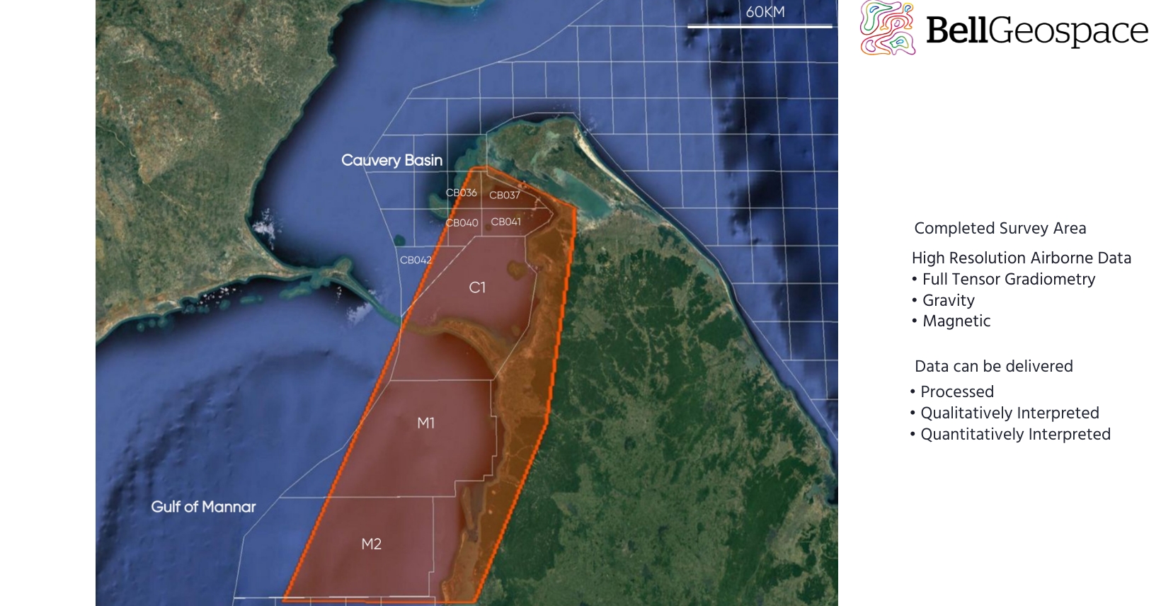 Sri Lanka Airborne FTG Data Availability